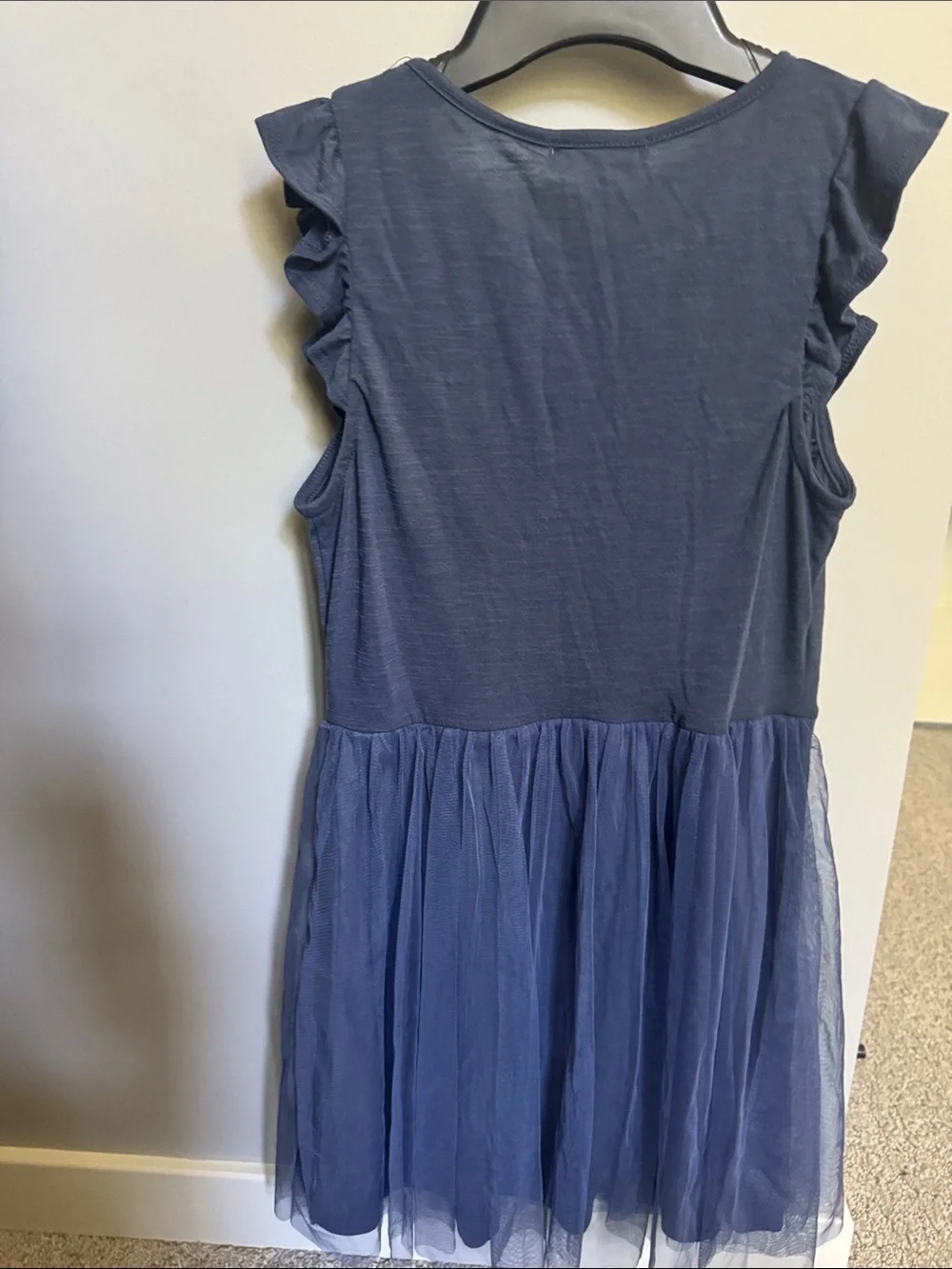 NWT Girls 12 Love Fire Dress Navy Blue Pink Star Sequin $44 Retail